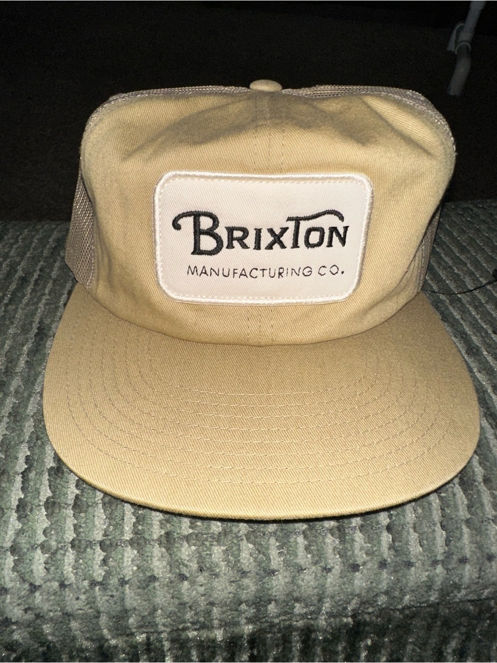 Brixton Tan Mesh-Back Patch Cap